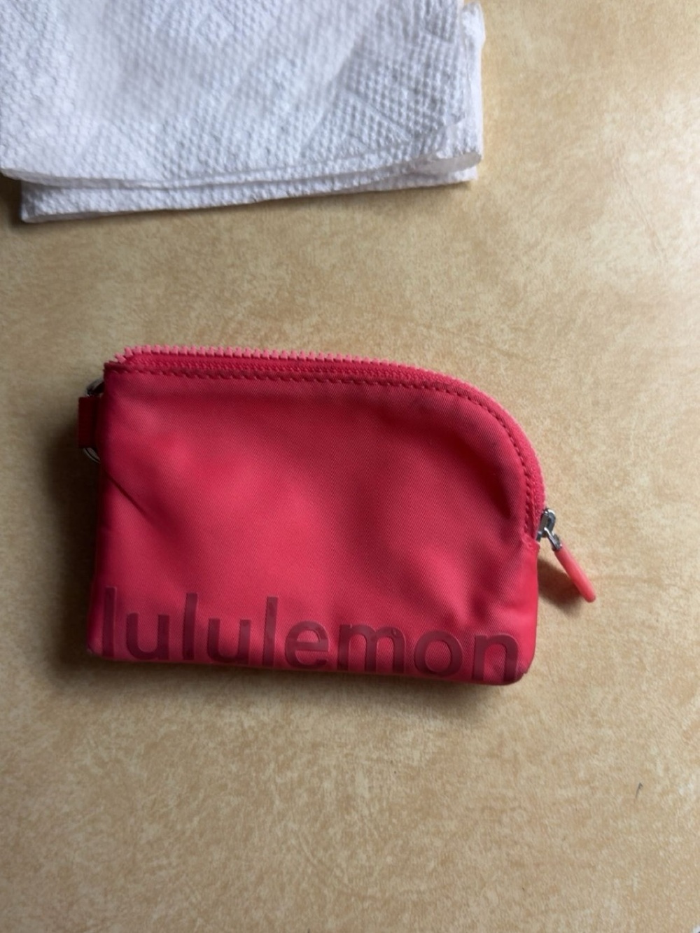 lululemon athletica Pink Zipped Mini Wallet NWOT